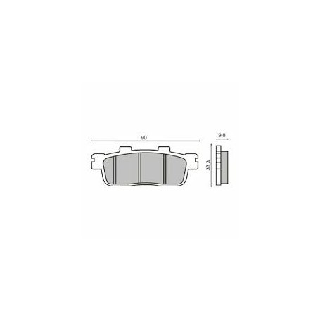 Pastilla freno ferodo moto FDB2248EF