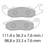 PASTILLA FRENO FERODO MOTO FDB2169EF