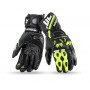 Guantes SD-R12 verano racing negro - amarillo fluor