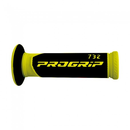 Puños scooter Pro-Grip bicolor negro/amarillo fluor