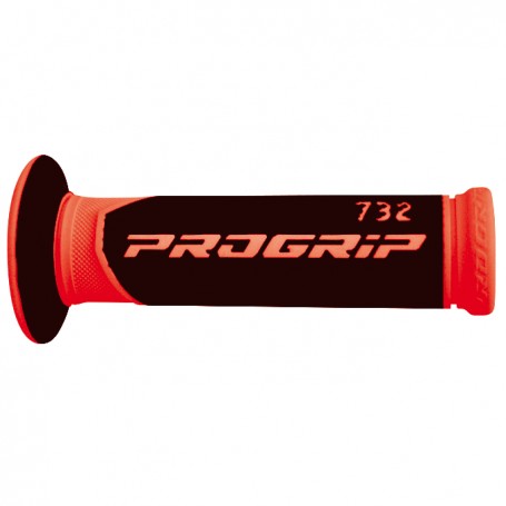 PUÑOS SCOOTER PRO-GRIP BICOLOR NEGRO/ROJO