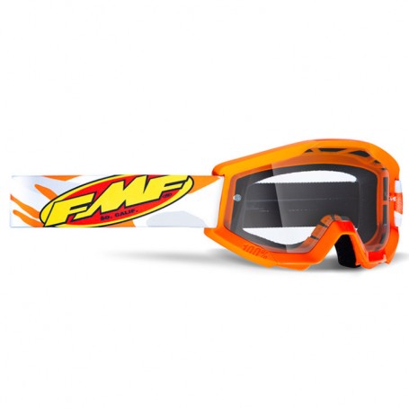 Gafas FMF 100% Powercore Goggle Assault cristal transparente naranja