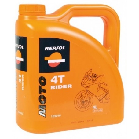 Aceite Repsol Moto Rider 4T 10W40 4L. RP165N54