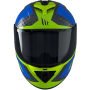 Casco Mt rapide pro master b5 carbón azul - amarillo fluor v-14