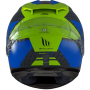 Casco Mt rapide pro master b5 carbón azul - amarillo fluor v-14