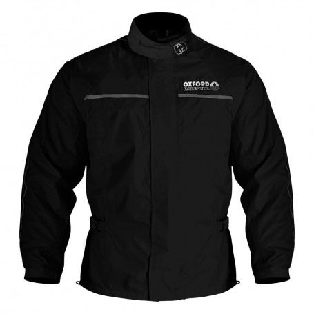 Chaqueta Impermeable Oxford Rainseal Over negro RM1