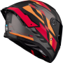 Casco mt helmets thunder 4 sv ergo b15 negro mate / naranja V-28