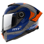 Casco mt helmets thunder 4 sv cheep A7 azul mate