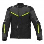 Chaqueta Seventy JT83 Touring Impermeable negro amarillo fluor