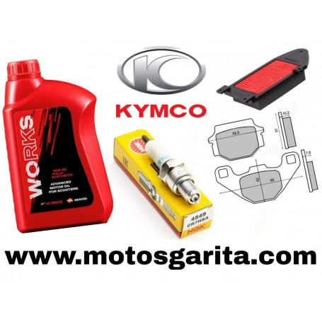 Pack mantenimiento Kymco agility city 125 RK002X51U - 1723C-LEJ3-E10 - CR7HSA - FDB314EF