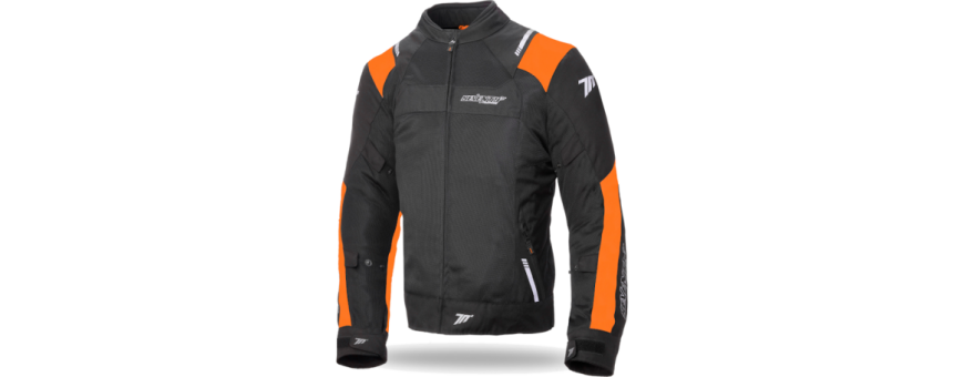 Chaqueta para Moto Seventy SD-A3 Impermeable Hombre Negro